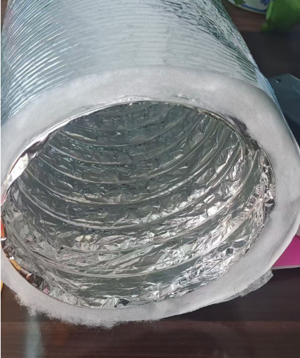 白色聚酯棉保温软管